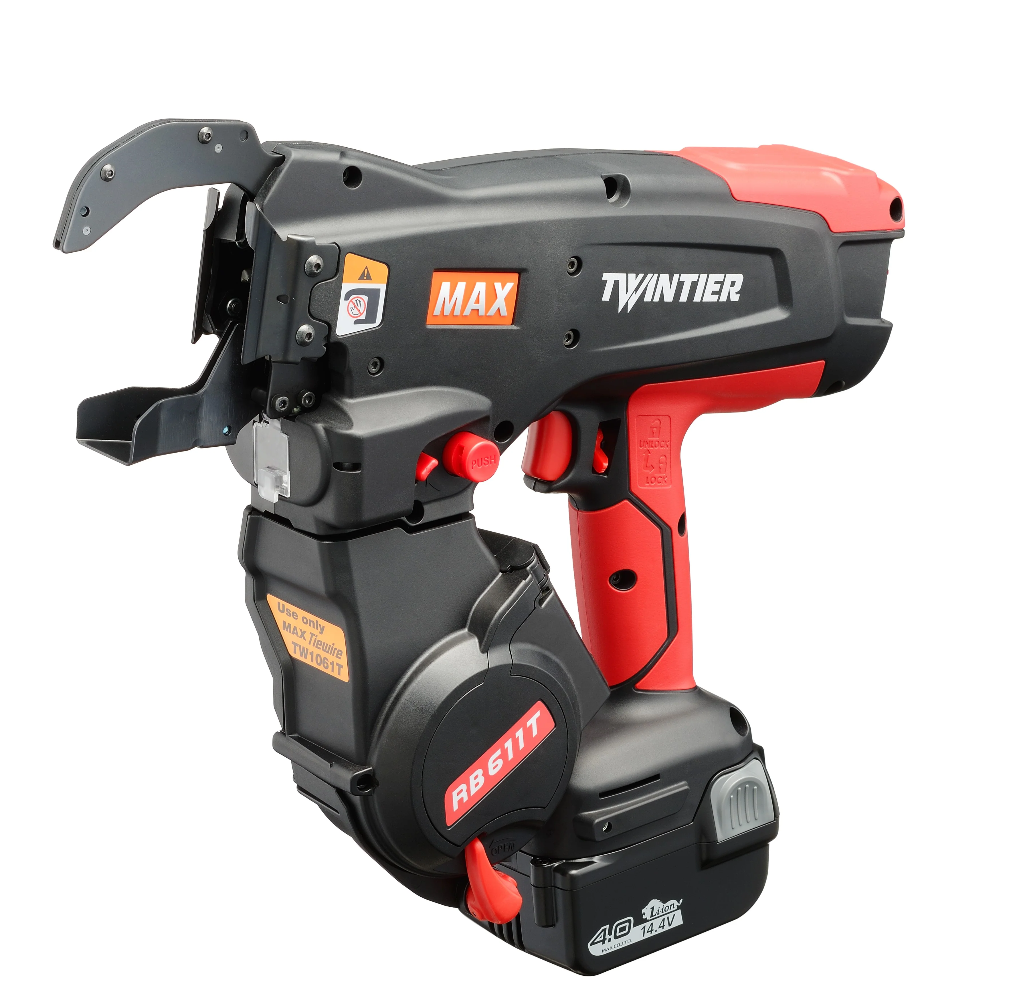 MAX RB-611T Li-Ion 19G Cordless Wire Rebar Tying Tool Kit - Image 2