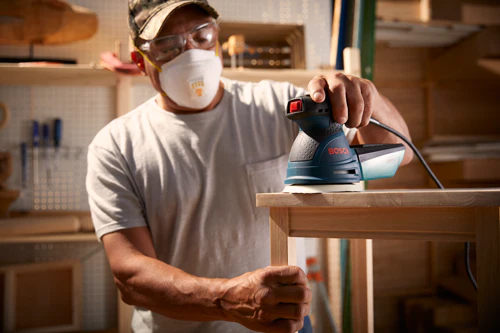Bosch ROS20VSC 120V 5" Corded Random Orbital Sander Kit - Image 8