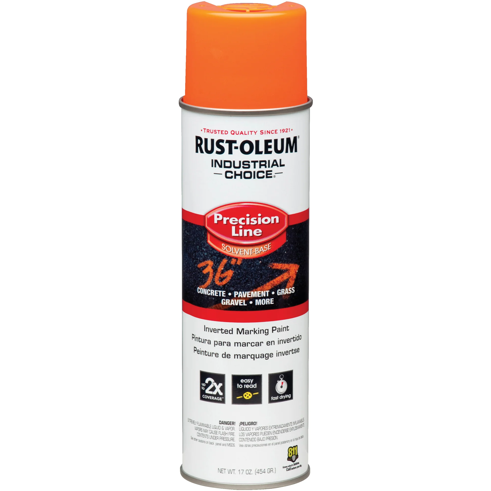Rust-Oleum M1600 SB Precision Line Marking Paint - 17 oz. - Image 4