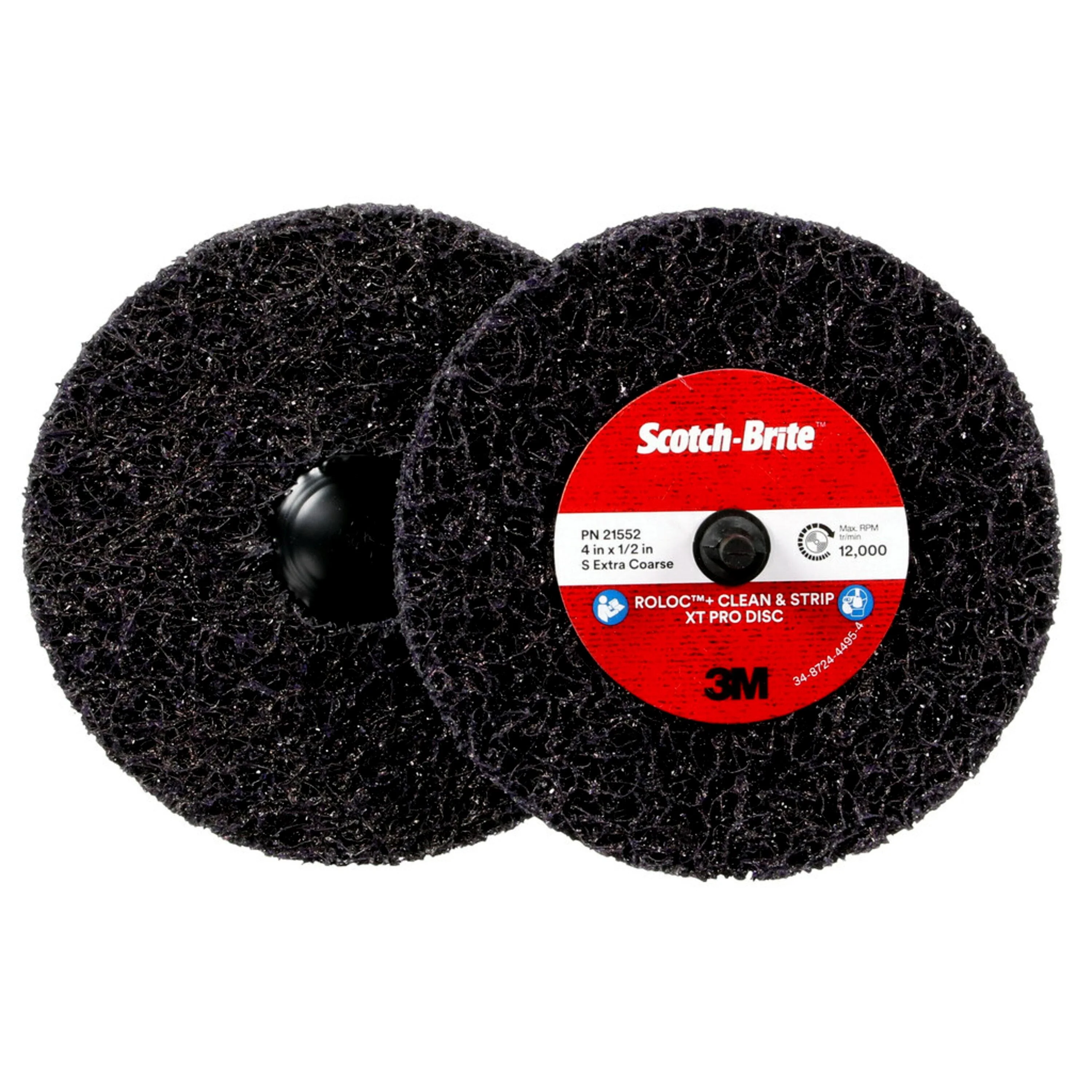 Scotch-Briteâ„¢ Rolocâ„¢+ Clean and Strip XT Pro 4" Abrasive Disc