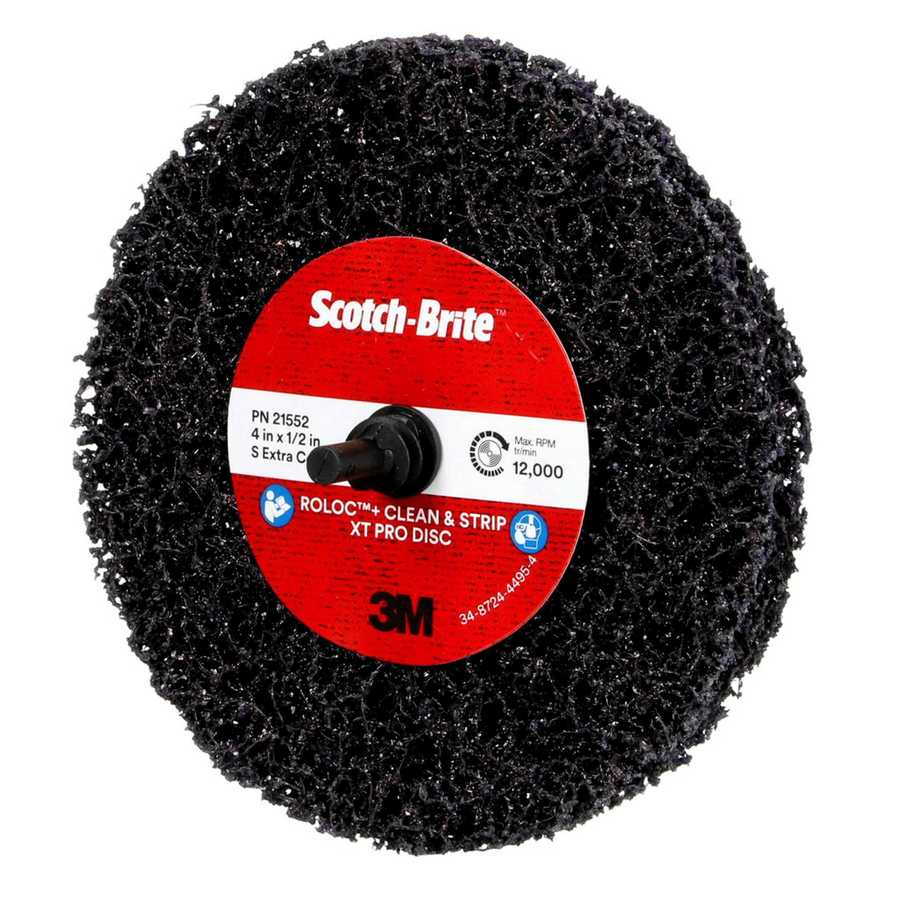 Scotch-Briteâ„¢ Rolocâ„¢+ Clean and Strip XT Pro 4" Abrasive Disc - Image 6