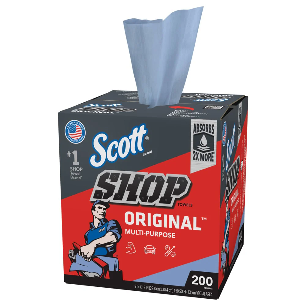 Scott Shop Towels Original™ | Original Multi-Purpose Shop Towel (Box Of 200) - Image 2