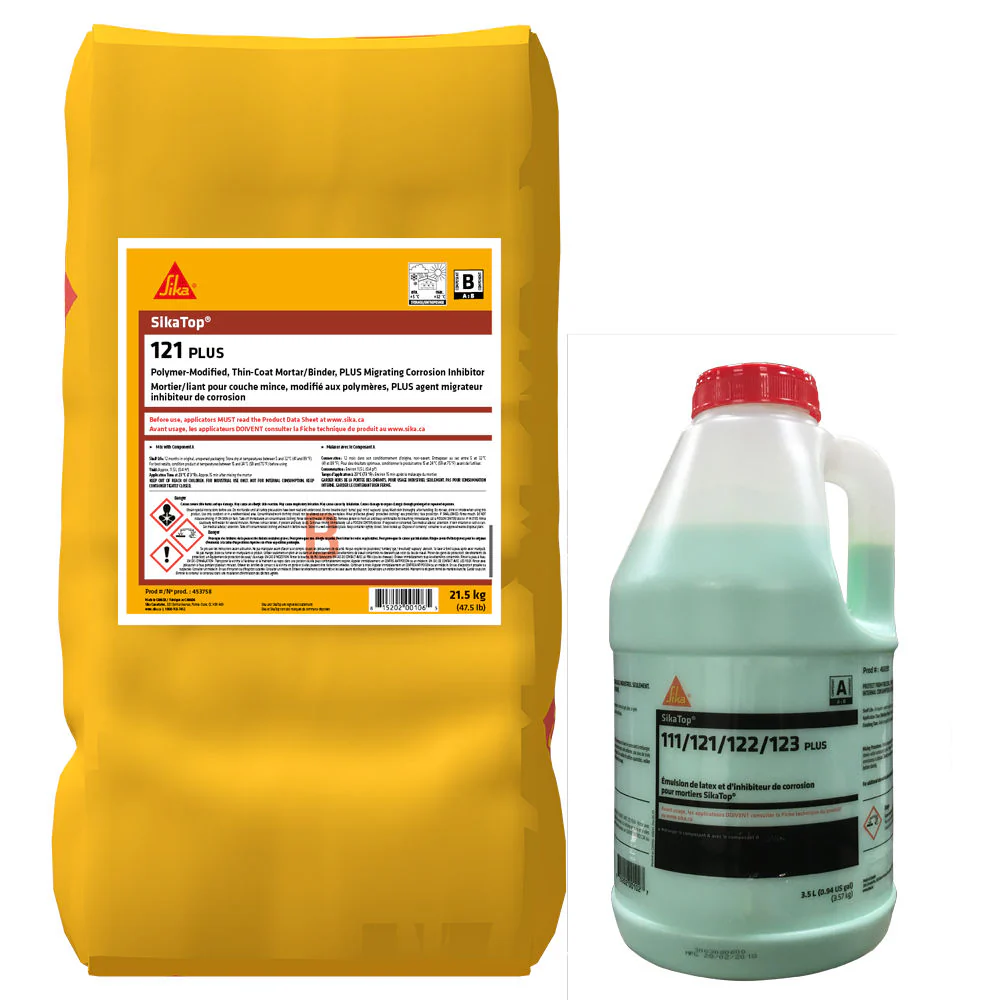 SikaTop®-121 Plus 2-Component Concrete Mortar Repair Kit