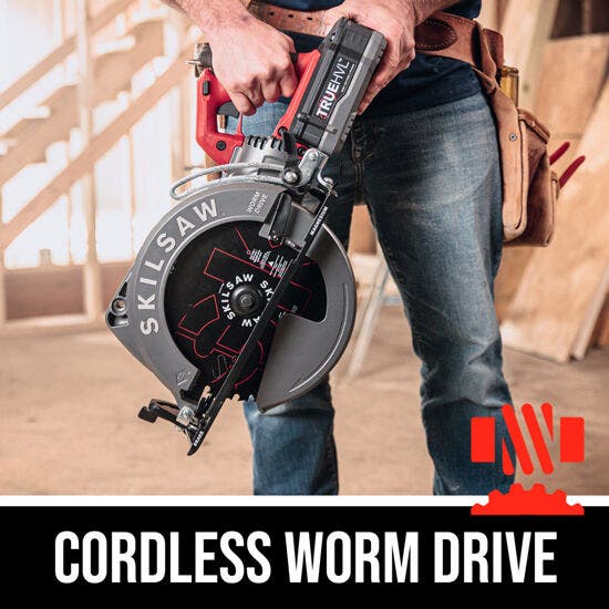 Skil 10-1/4" TRUEHVL™ Cordless Worm Drive SKILSAW® Kit - Image 5