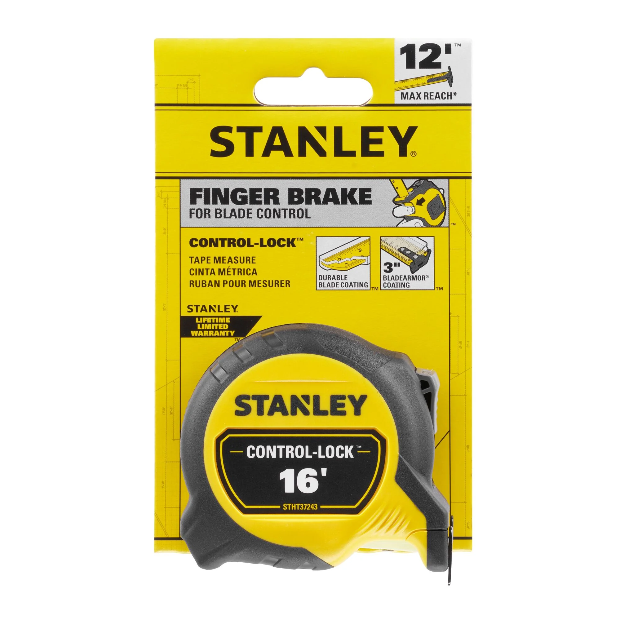 Stanley 16ft Control-Lock Tape Measure - Image 5