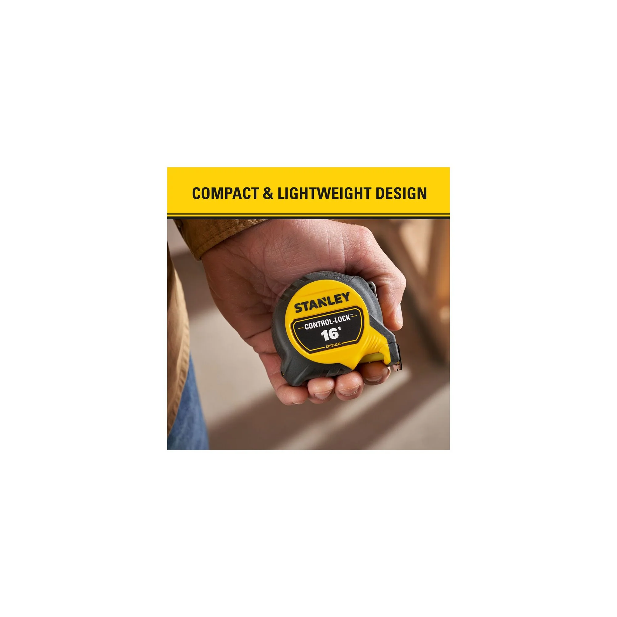 Stanley 16ft Control-Lock Tape Measure - Image 7