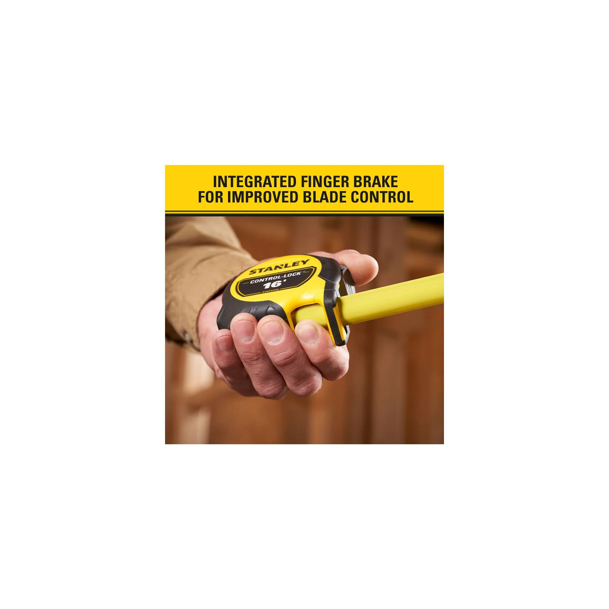 Stanley 16ft Control-Lock Tape Measure - Image 8