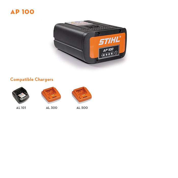STIHL AP 100 Lithium-Ion Weather Resistant 36V Battery - Image 2