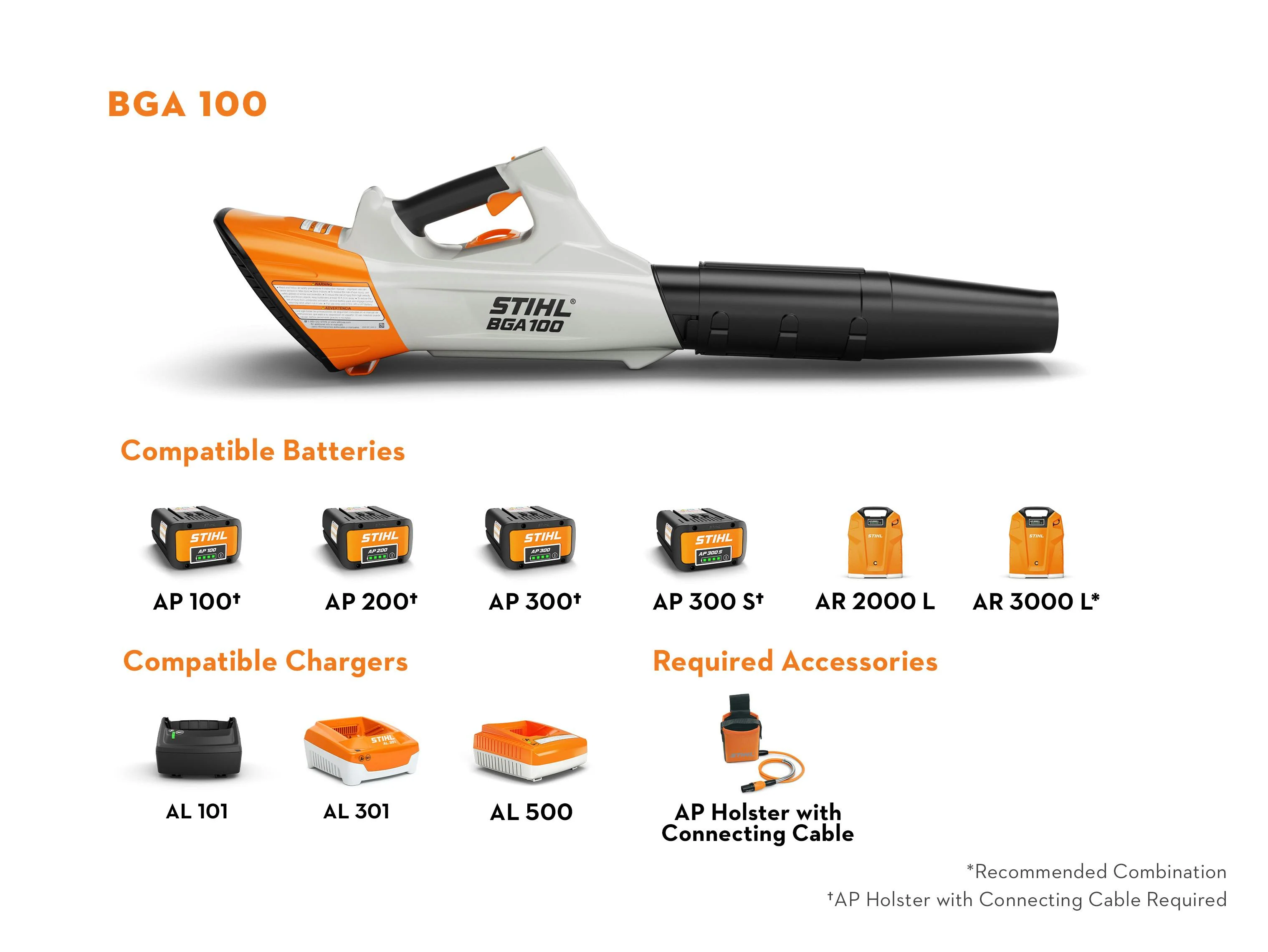 STIHL BGA 100 Cordless Leaf Blower - Tool Only - Image 2