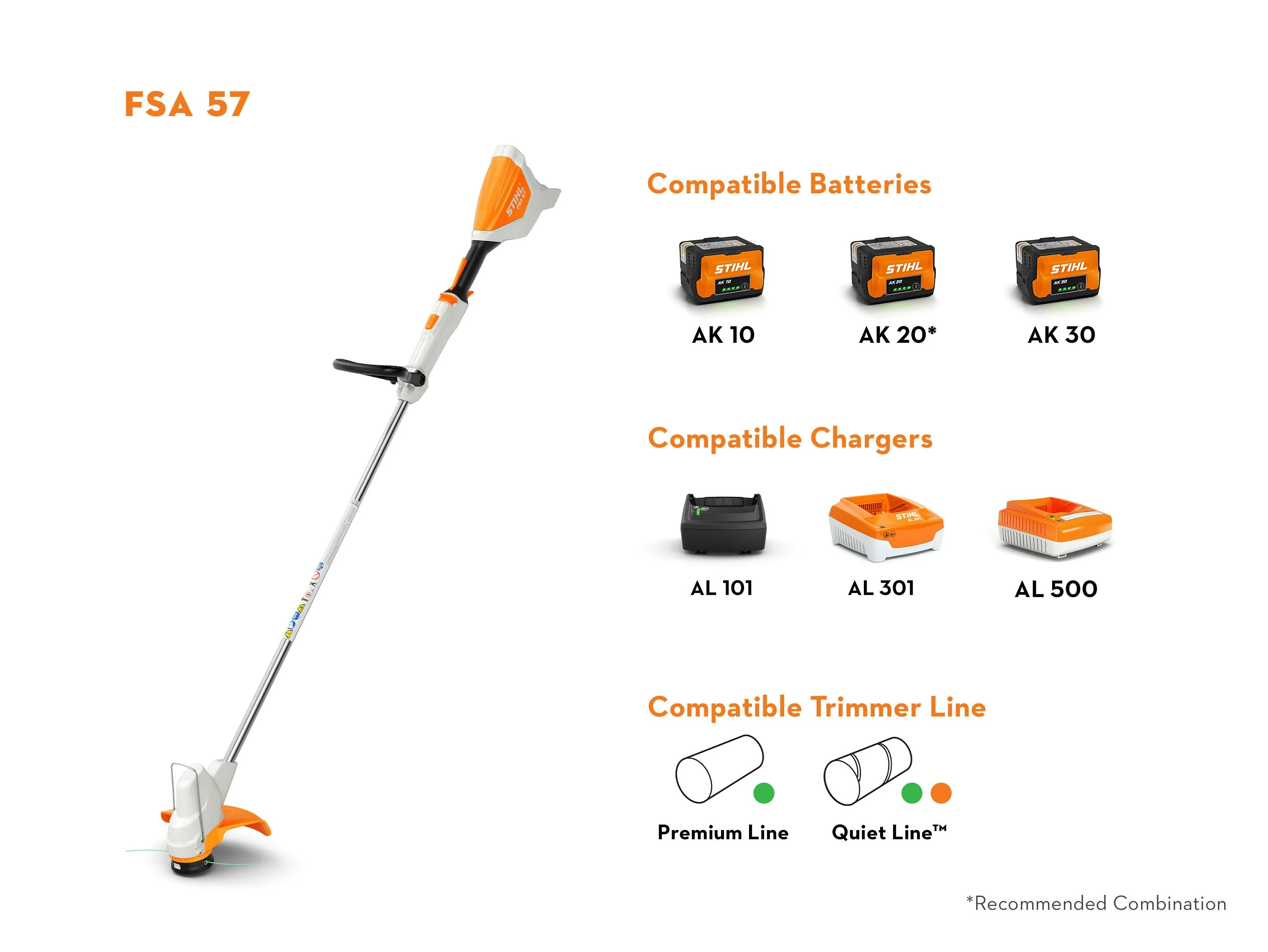 STIHL FSA 57 Cordless Grass Trimmer 36V Kit - Image 3
