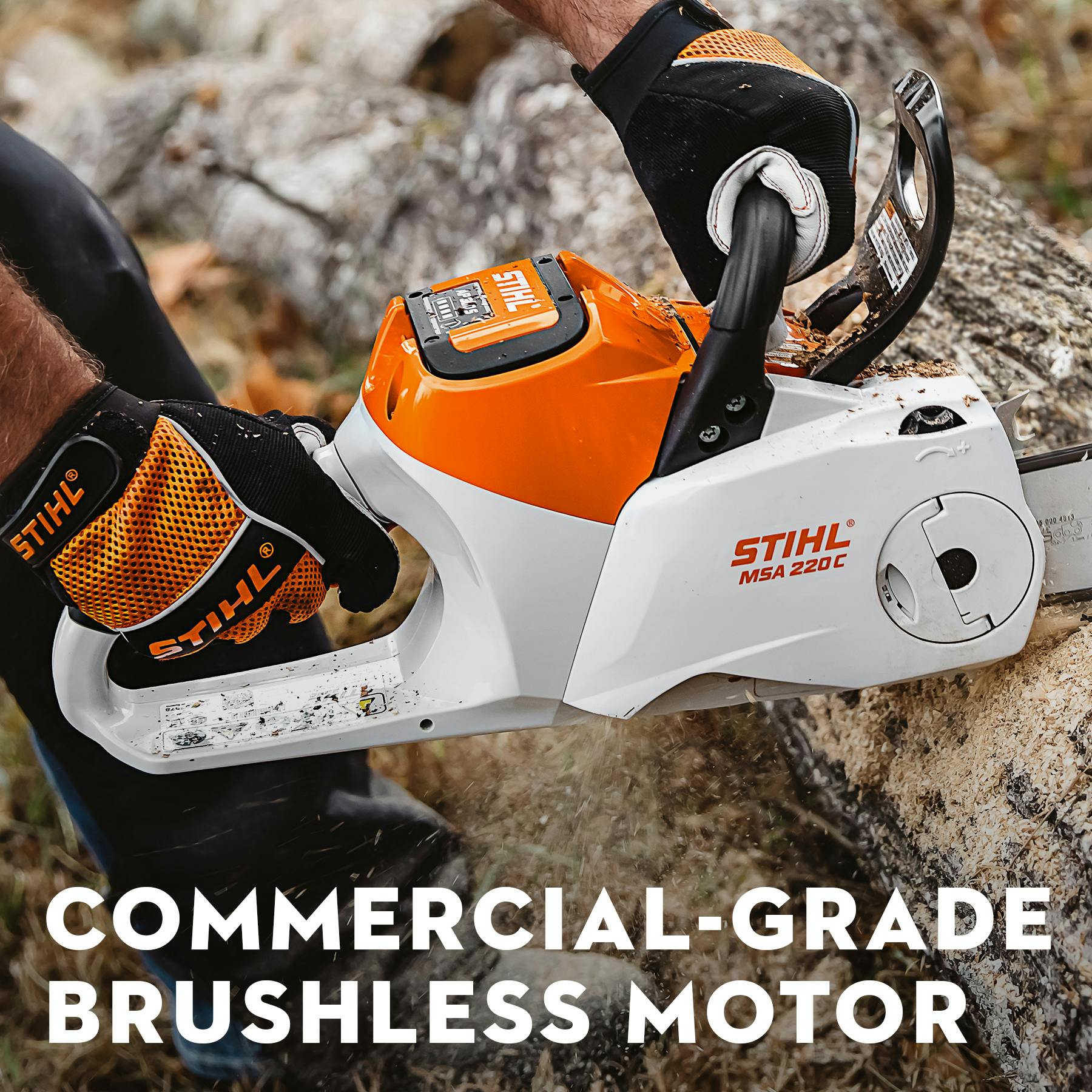 STIHL MSA 220 C-B 36V 14" Cordless Chainsaw (AP System) - Tool Only - Image 4