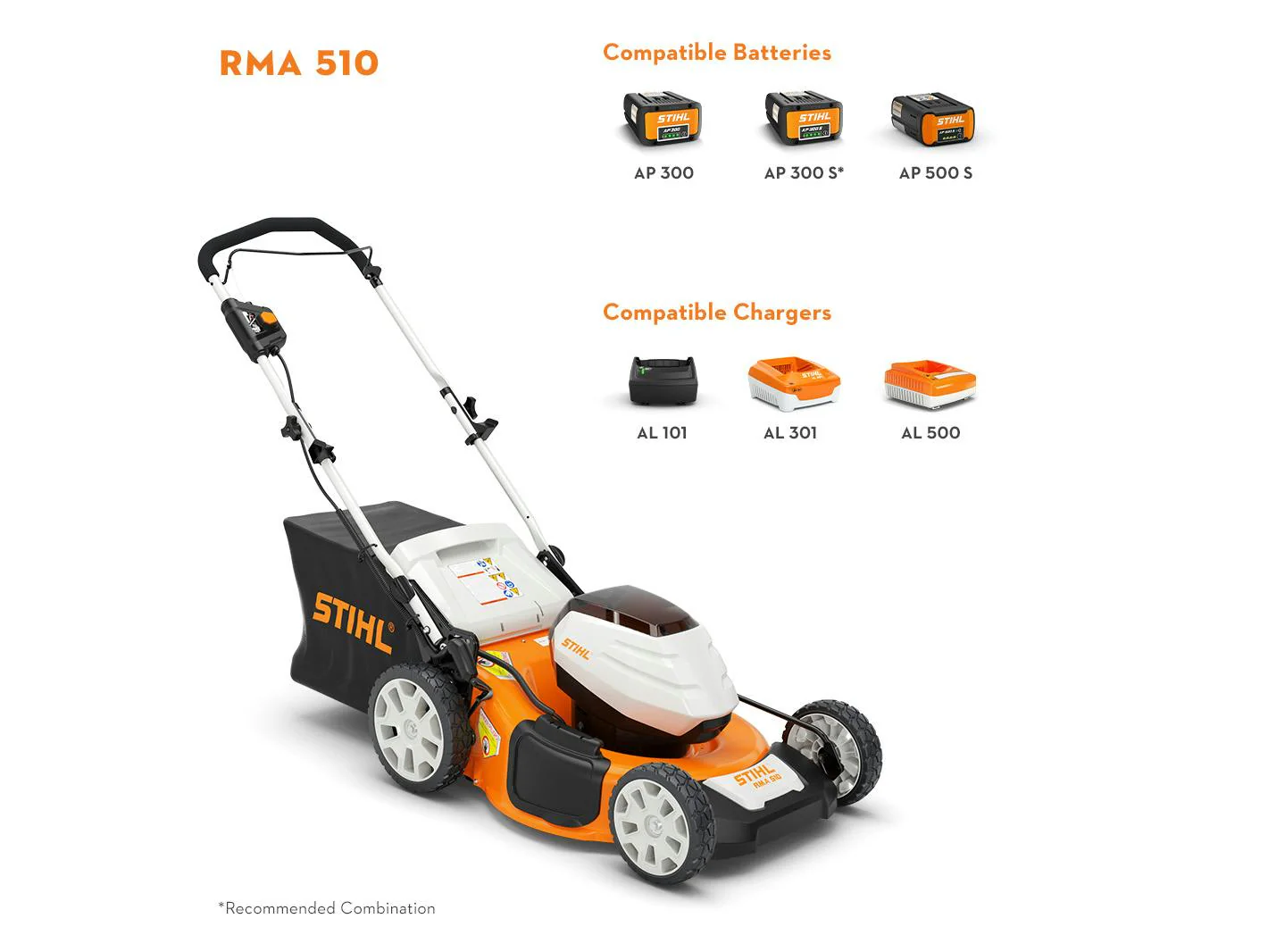 STIHL RMA 510 Cordless Lawn Mower Kit (AP System) - Image 3