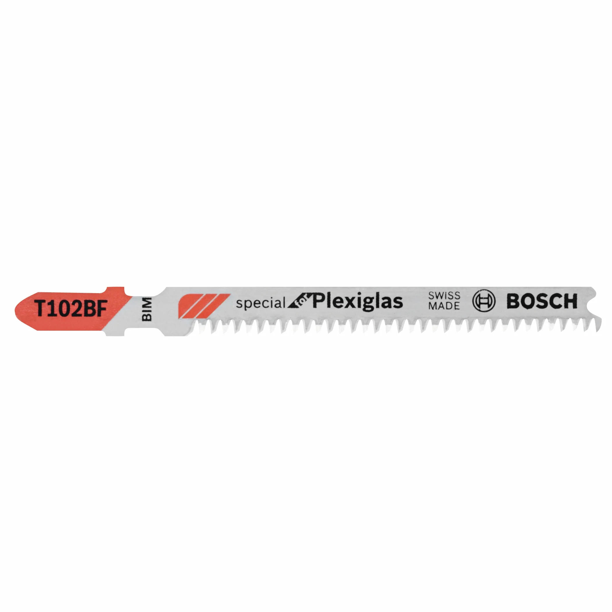 Bosch 3 pc. 3-5/8" 13 TPI Clean For Plexiglas T-Shank Jig Saw Blades - Image 2