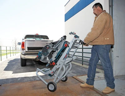 Bosch Gravity-Rise Miter Saw Stand w/ Wheels - Image 3