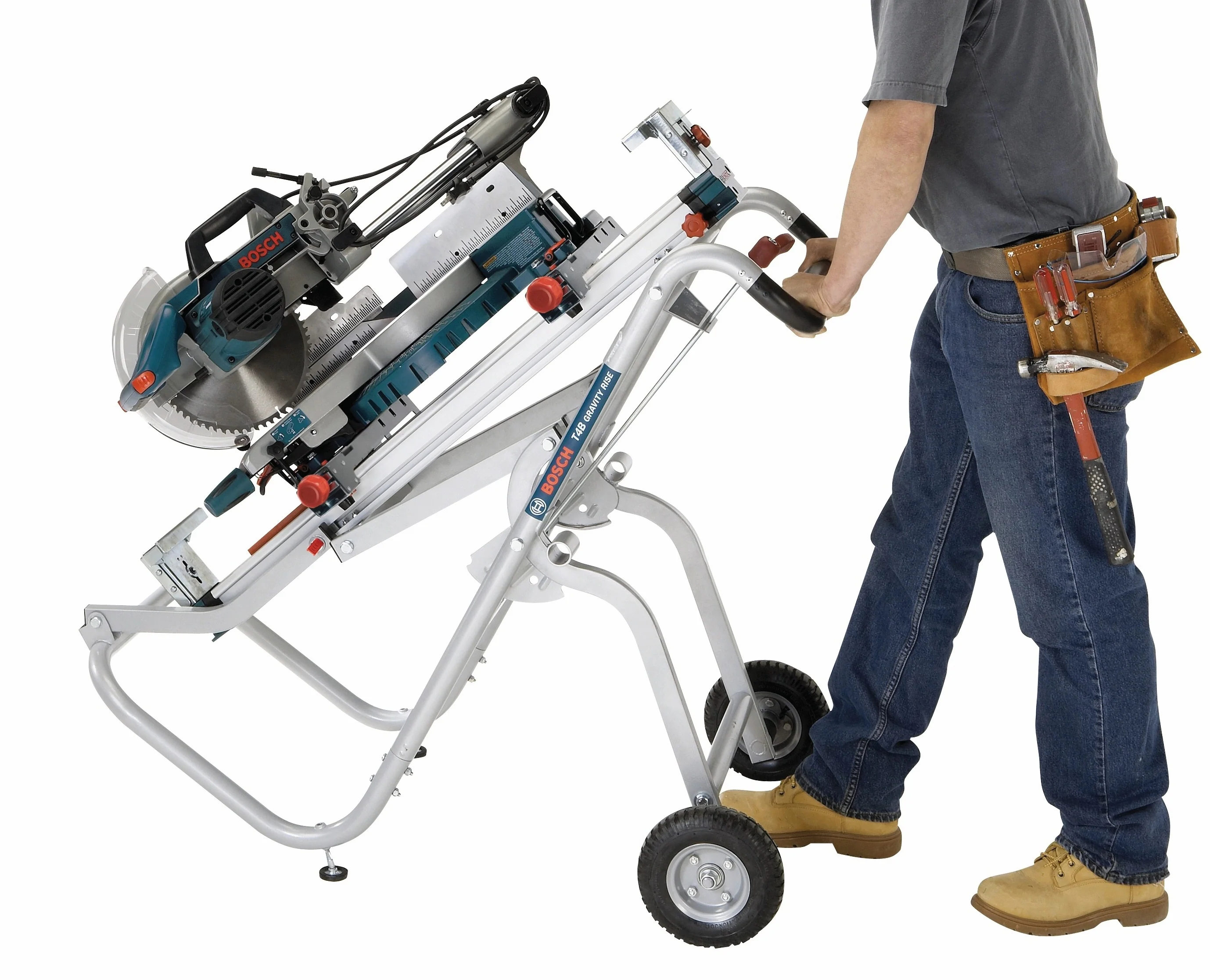Bosch Gravity-Rise Miter Saw Stand w/ Wheels - Image 6