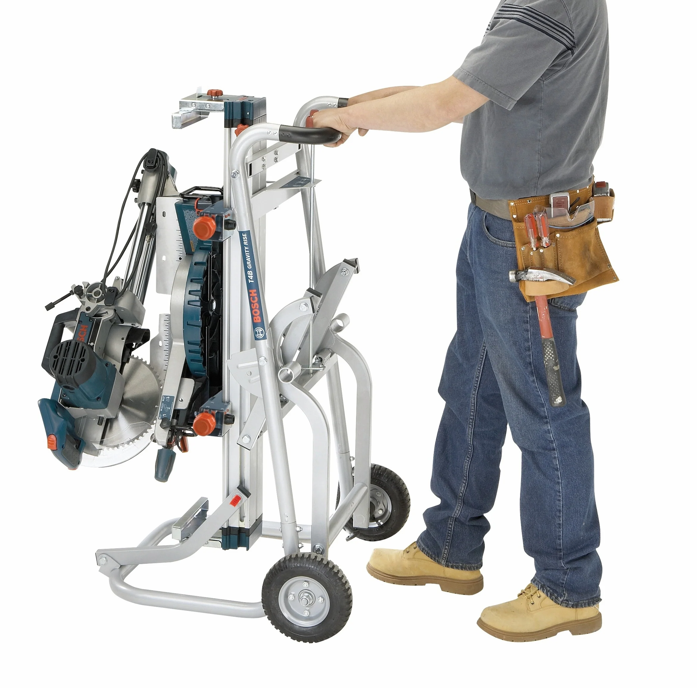 Bosch Gravity-Rise Miter Saw Stand w/ Wheels - Image 7
