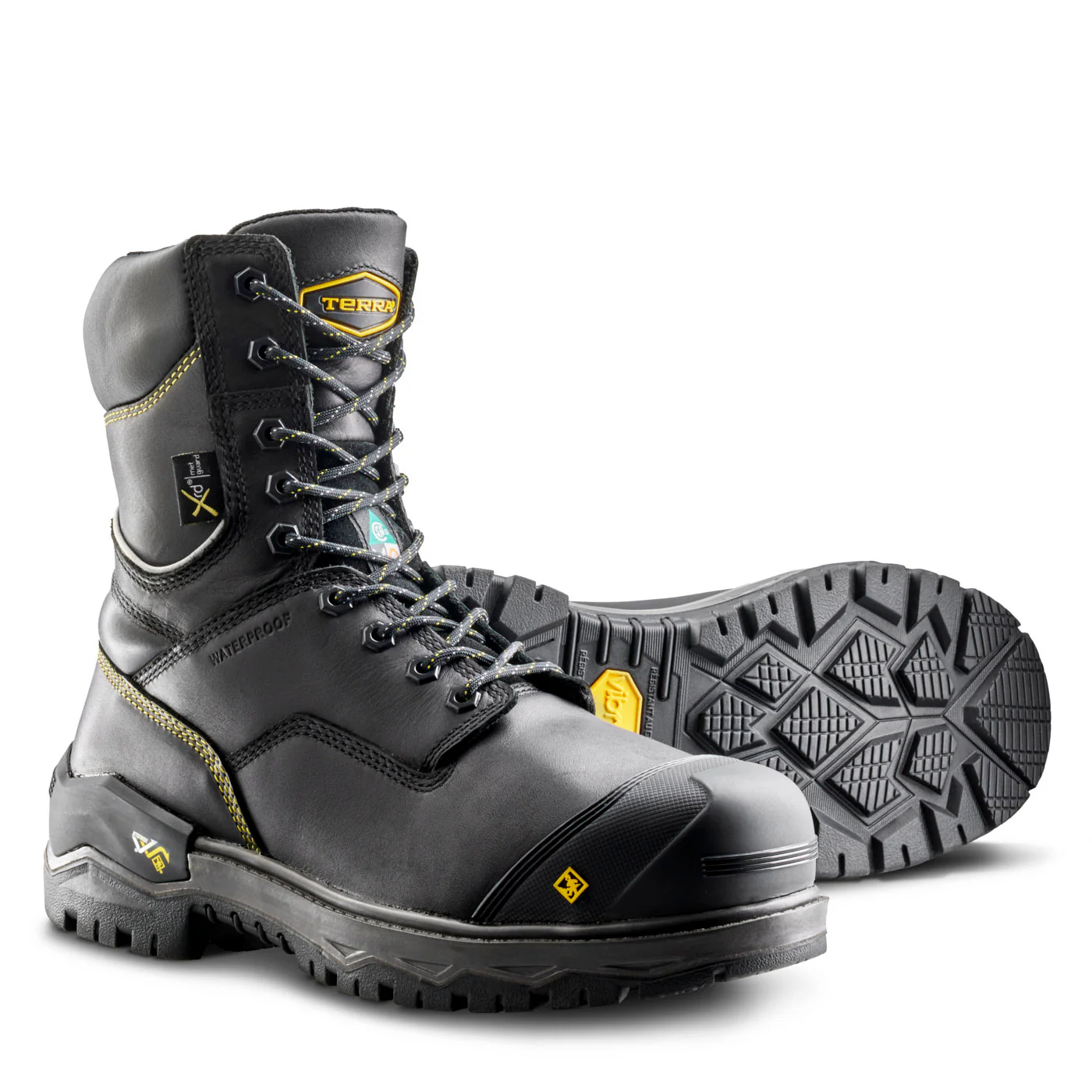 Terra Gantry 8" Waterproof Composite Toe Safety Work Boot w/ Internal Met Guard - Image 2