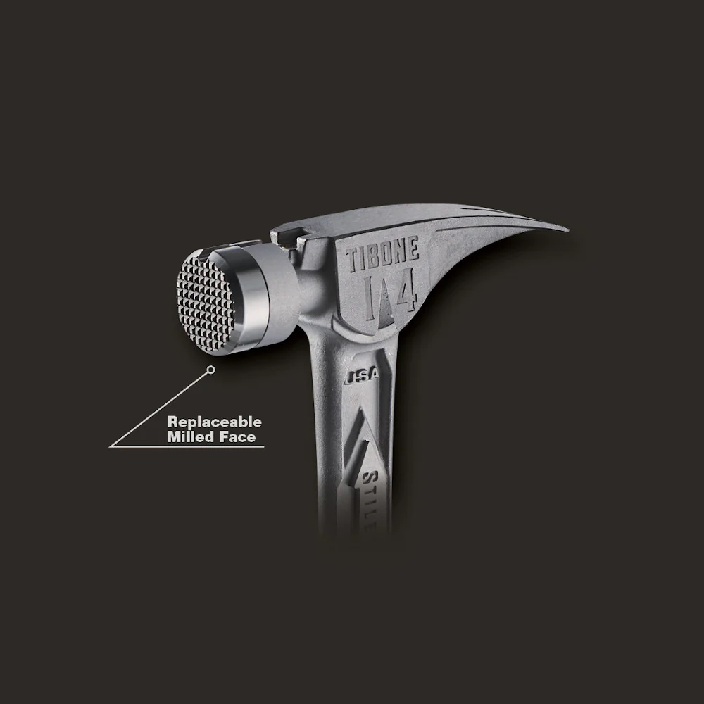 Stiletto® TIBONE⢠14oz Milled/Curved Titanium Framing Hammer - Image 4