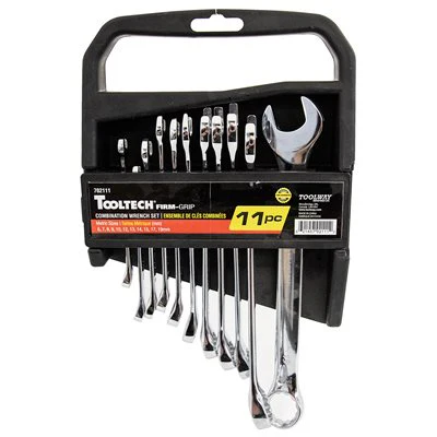 Tooltech 11 pc. Curved Combination Wrench Set - Image 2