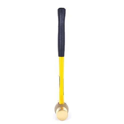 Tooltech Fiberglass Handle Brass Head Hammer - Image 8