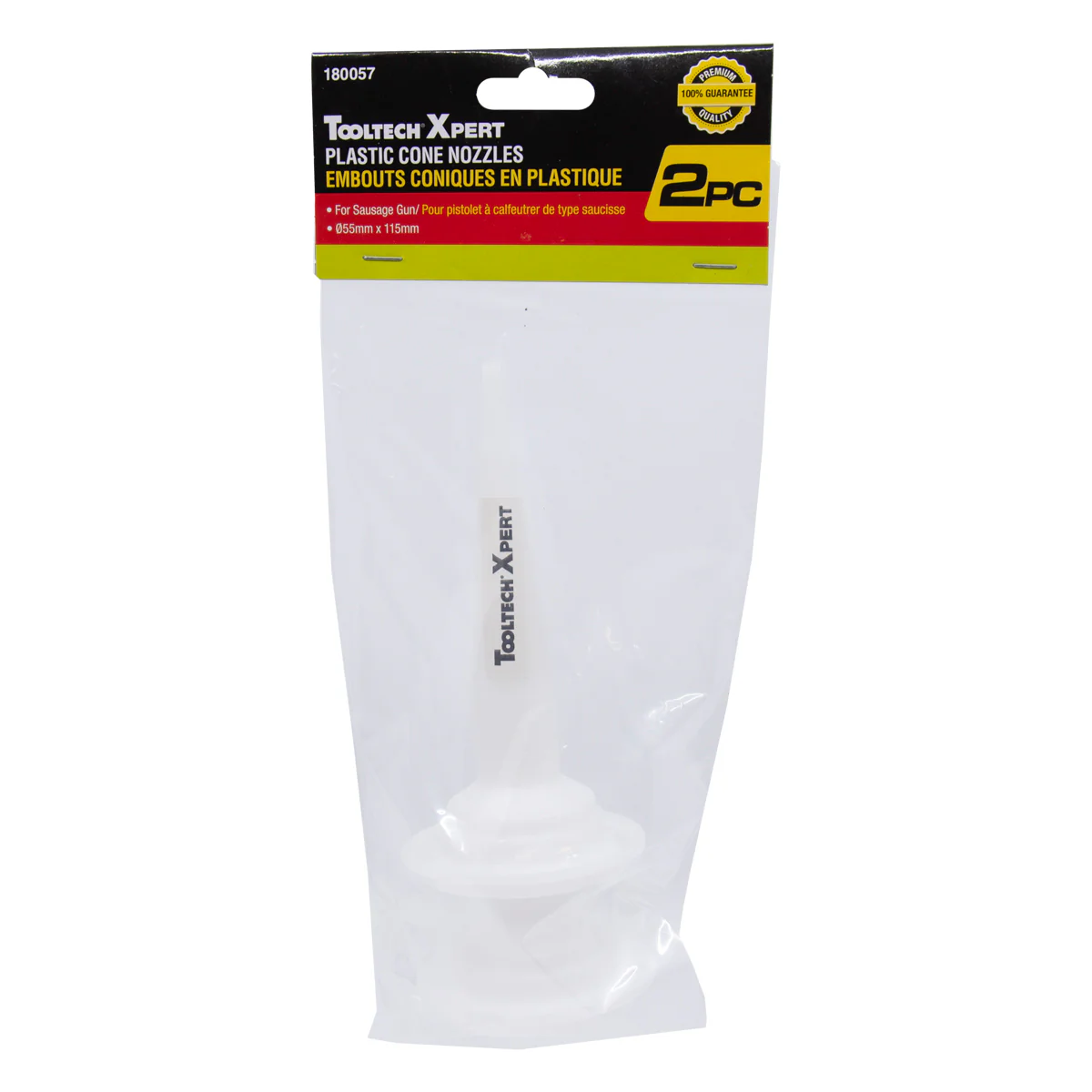 Tooltech Sausage Gun Plastic Cone Nozzle - Image 2