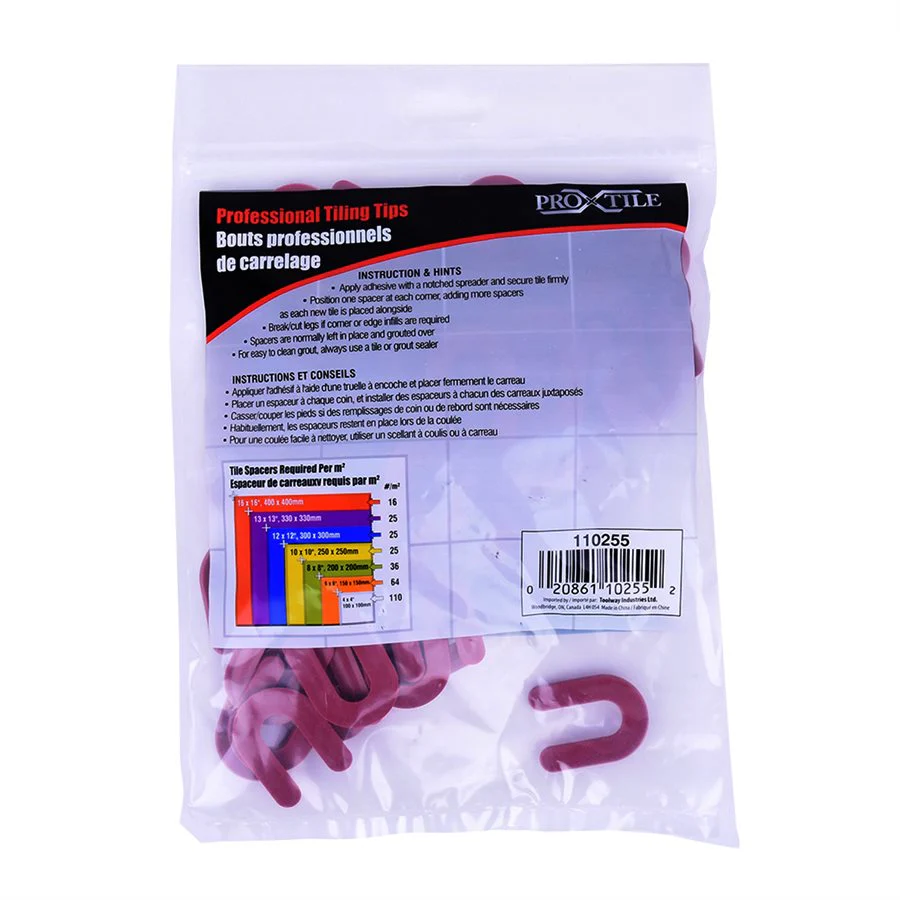 Toolway 100PK U-Type Tile Spacers - Image 4