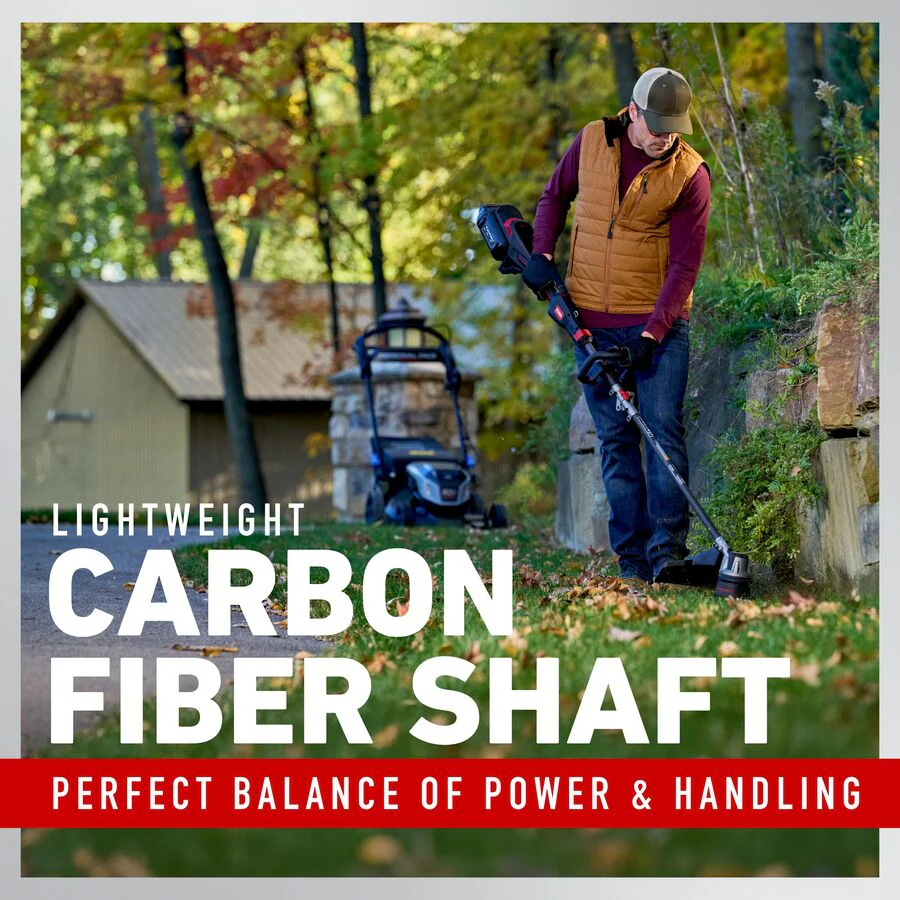 Toro 60V MAX 17" Telescoping Carbon Fiber Shaft String Trimmer Kit - Image 5