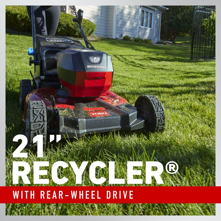 Toro 60V Max 21" Recycler Self-Propel Lawn Mower Kit - Image 3