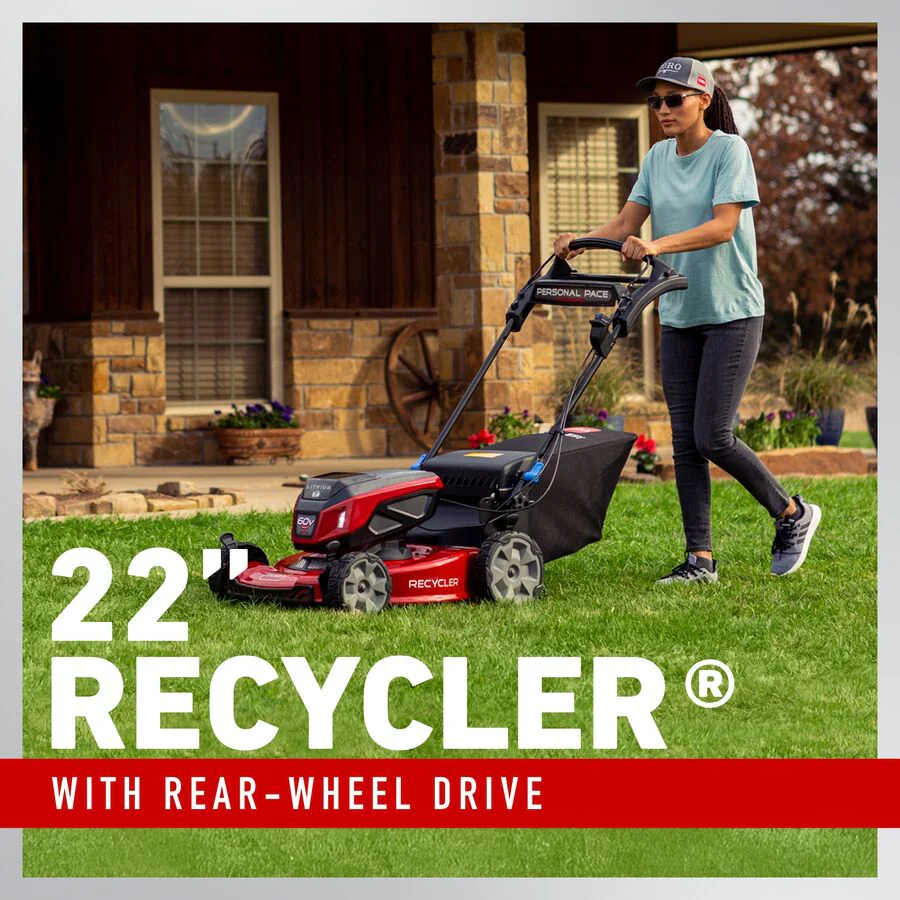 Toro 60V Max 22" Recycler Lawn Mower w/ Personal Pace Kit - Image 3