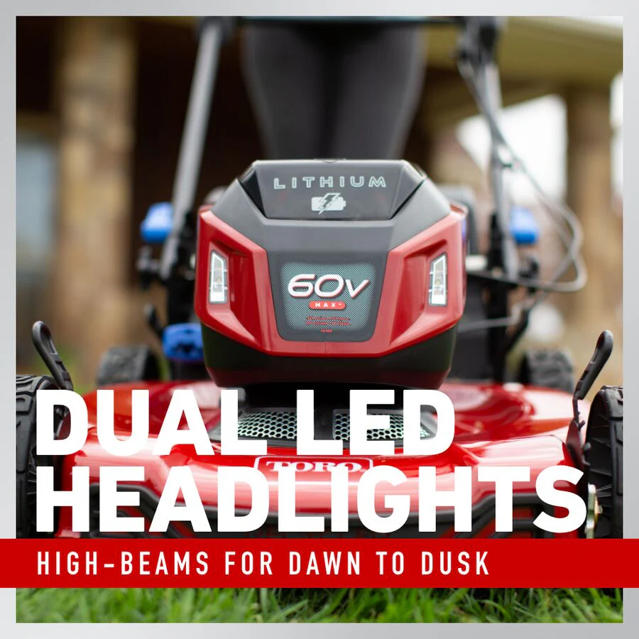 Toro 60V Max 22" Recycler Lawn Mower w/ Personal Pace Kit - Image 8