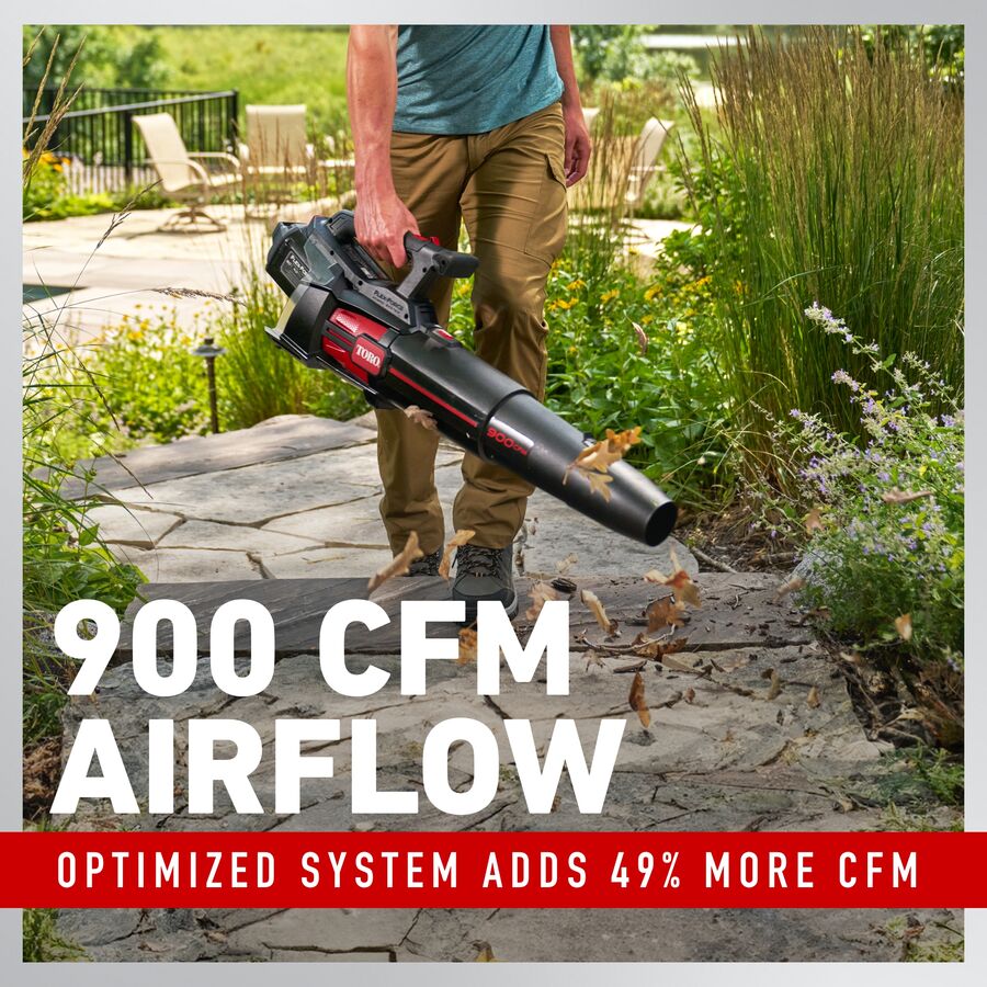 Toro 60V MAX 900 CFM Brushless Leaf Blower Kit - Image 10