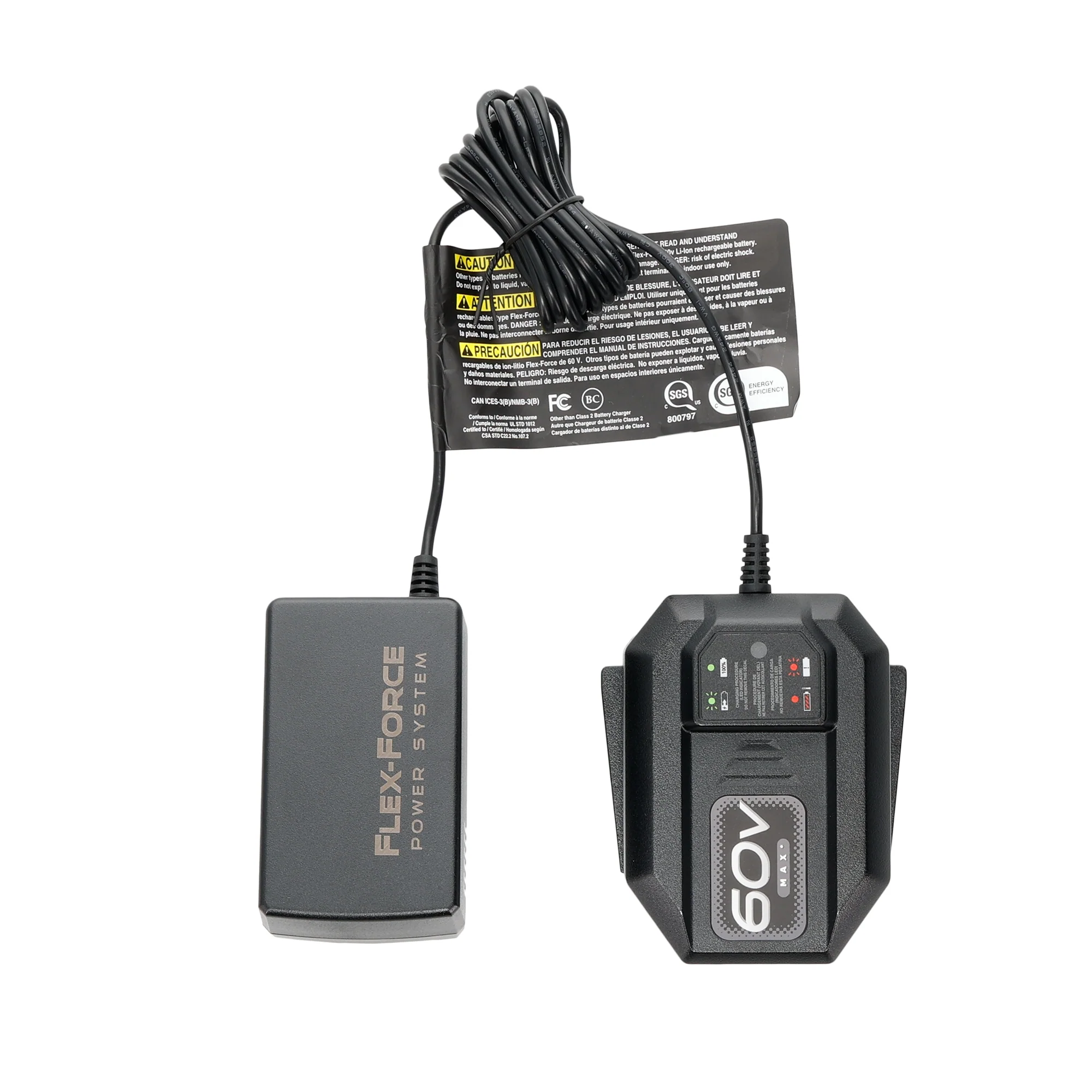 Toro 60V MAX Flex-Force 1 Amp Li-Ion Battery Charger