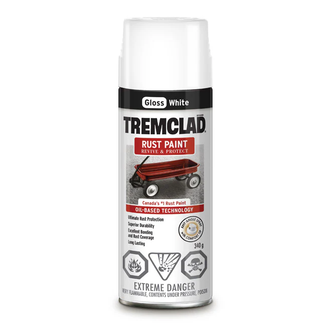 Tremclad Oil Based Rust Paint 340g Aerosol Spray - Image 4