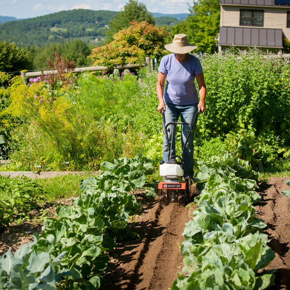 DR PILOT 4C 4-Cycle Mini Gas Powered Tiller Cultivator - Image 2