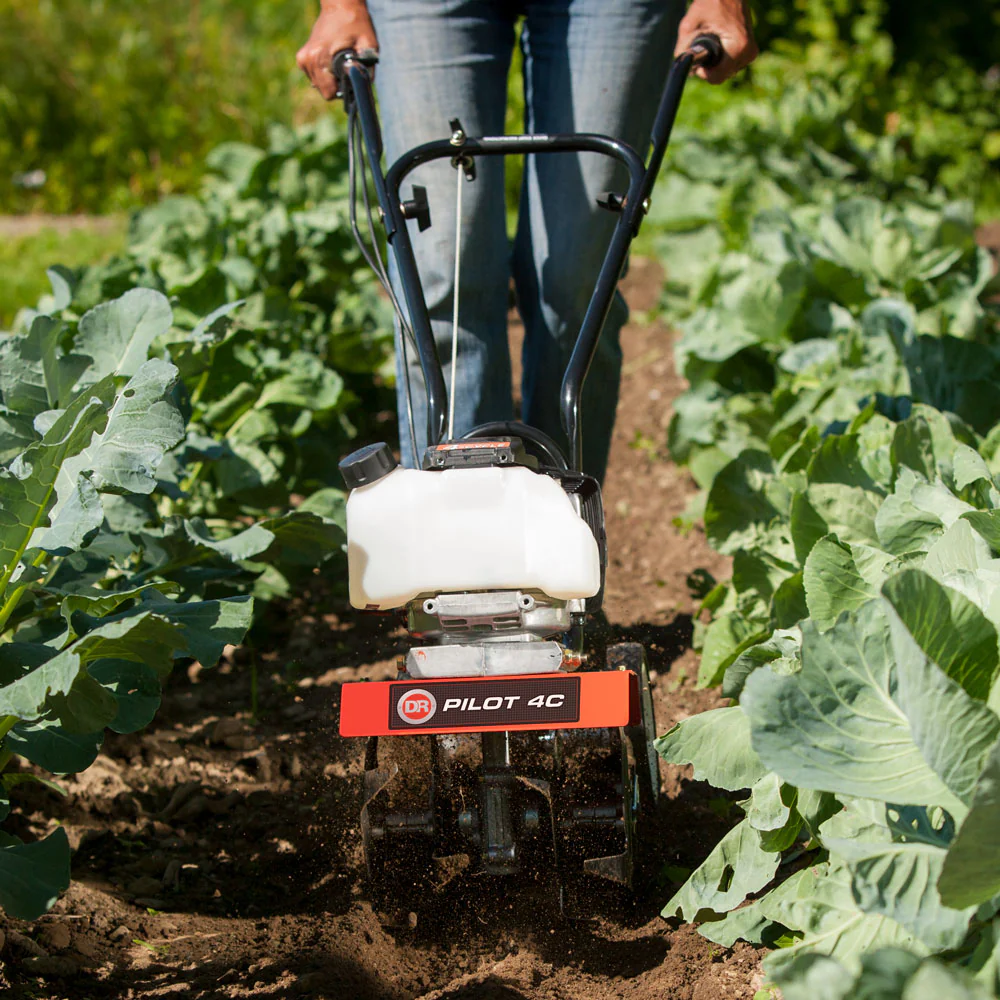 DR PILOT 4C 4-Cycle Mini Gas Powered Tiller Cultivator - Image 4