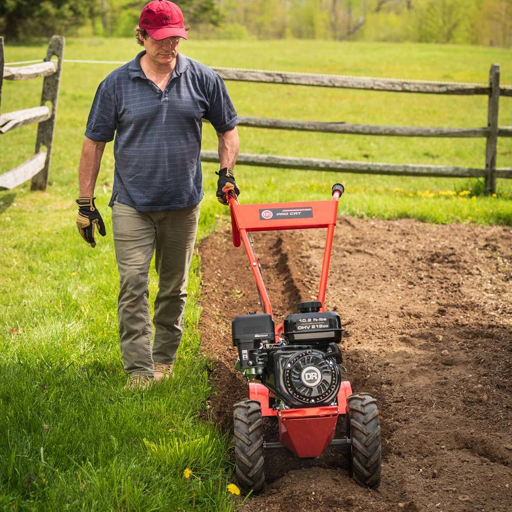 DR PRO CRT Gas Powered Rear Tine Rototiller - Image 6
