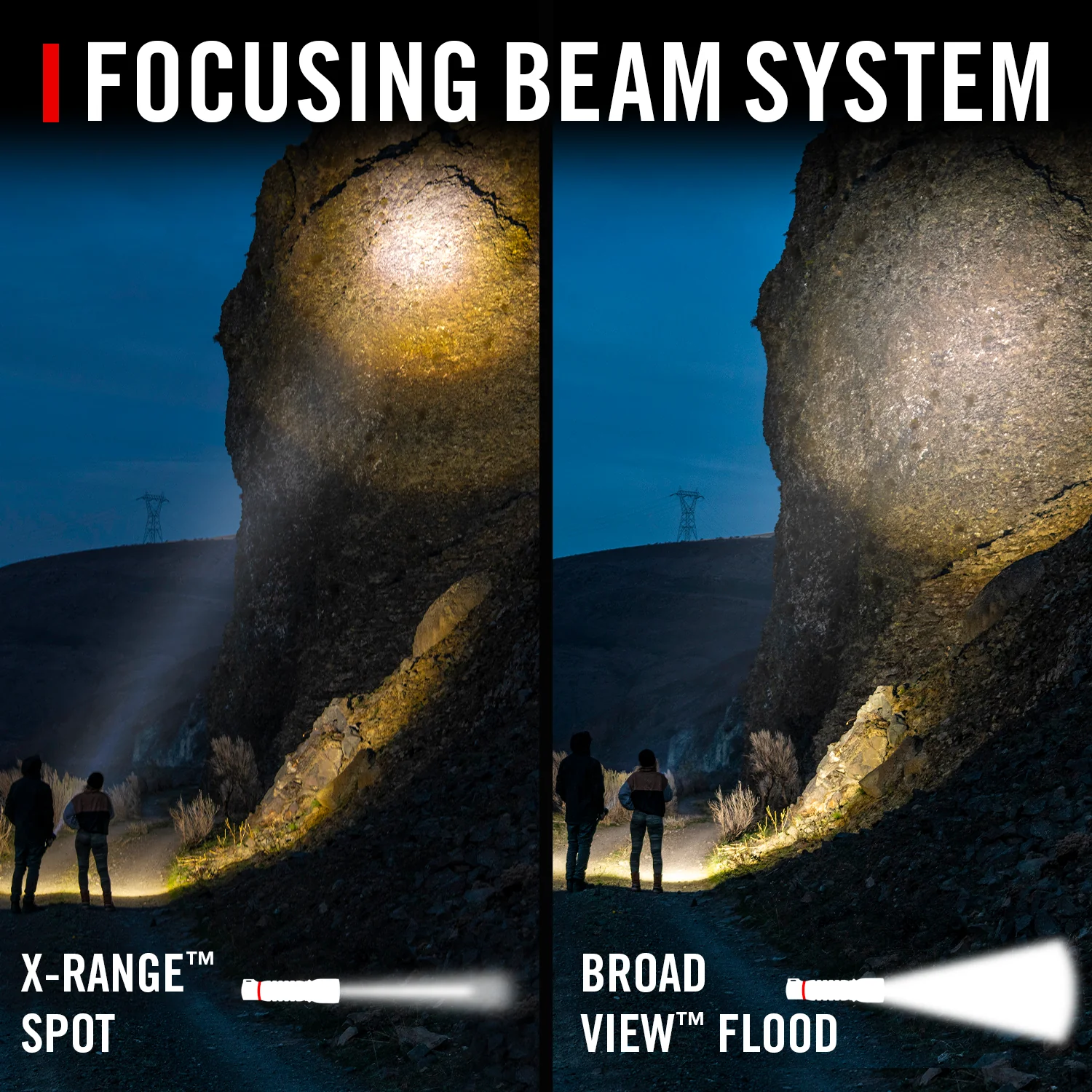 Coast TX11R Rechargeable Long Range Focus Flashlight - Image 3