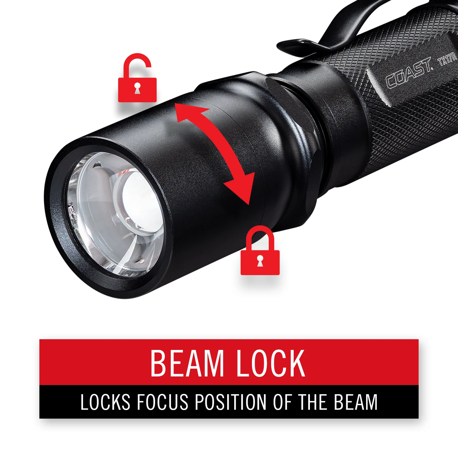 Coast TX17R Rechargeable Pure Beam Focusing Flashlight - Image 10