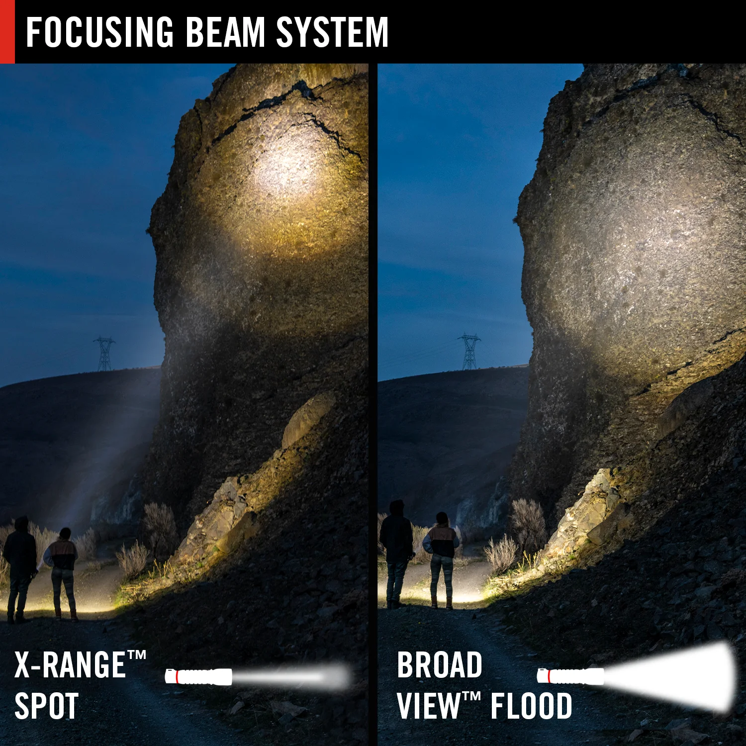 Coast TX17R Rechargeable Pure Beam Focusing Flashlight - Image 4