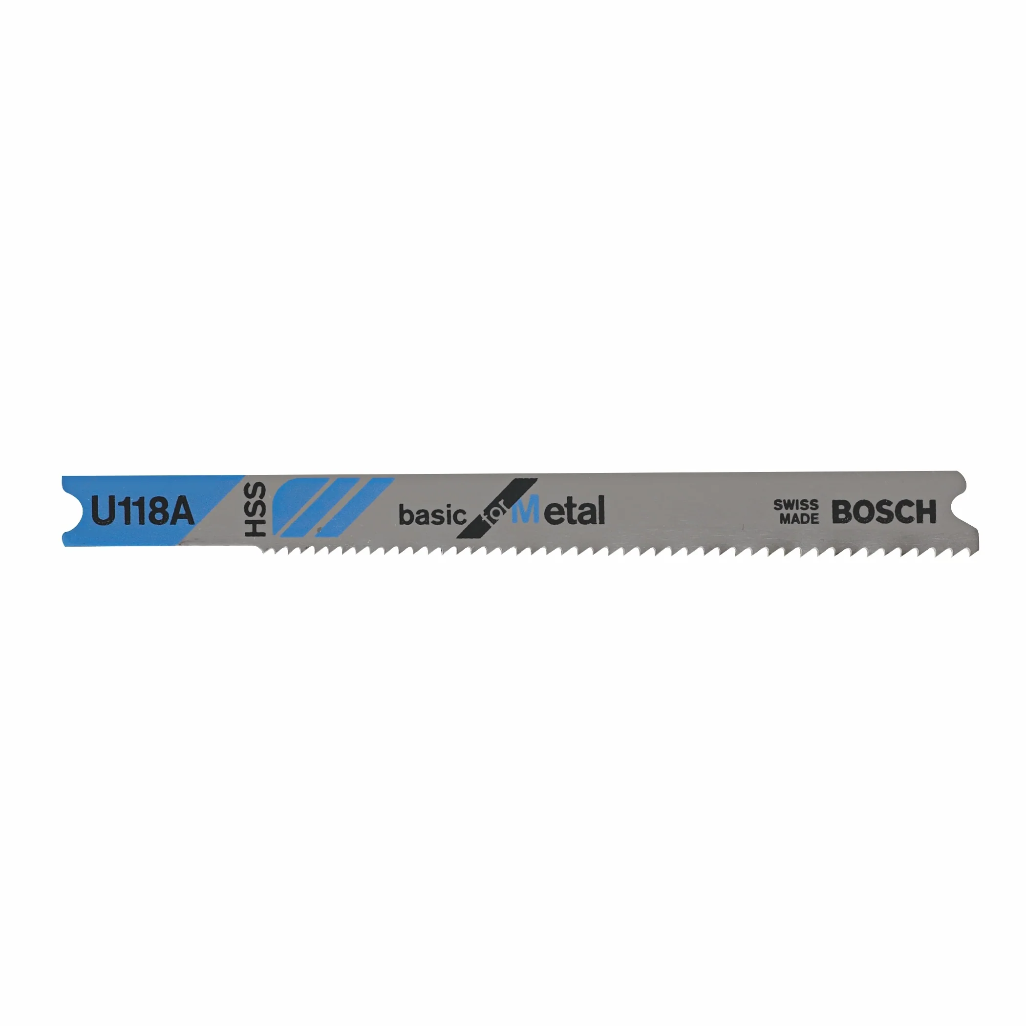 Bosch 5 pc. 3-1/8" 17-24P TPI Basic For Metal U-Shank Jig Saw Blades