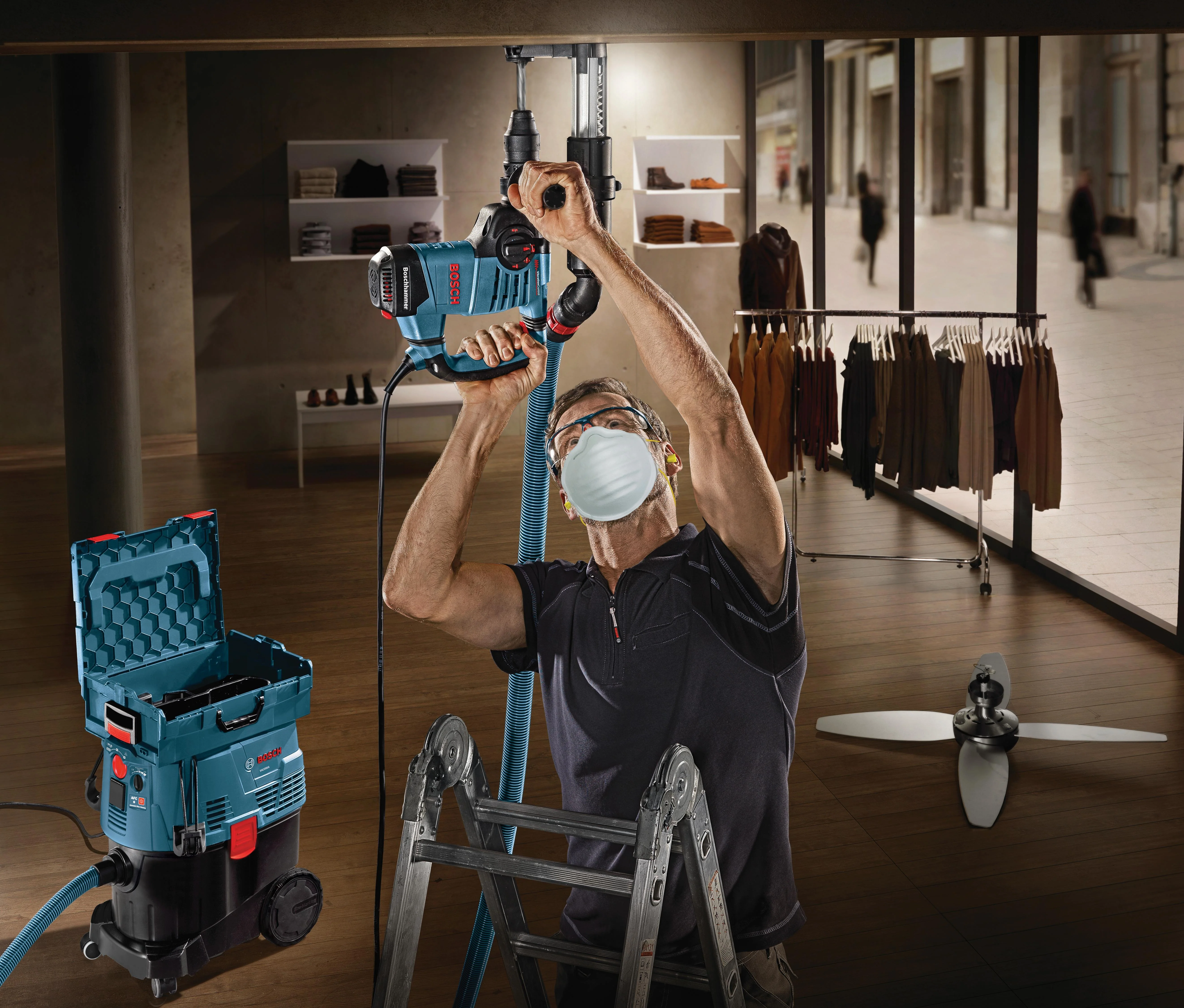 Bosch 9-Gallon Dust Extractor w/ Auto Filter Clean & HEPA Filter - Image 12