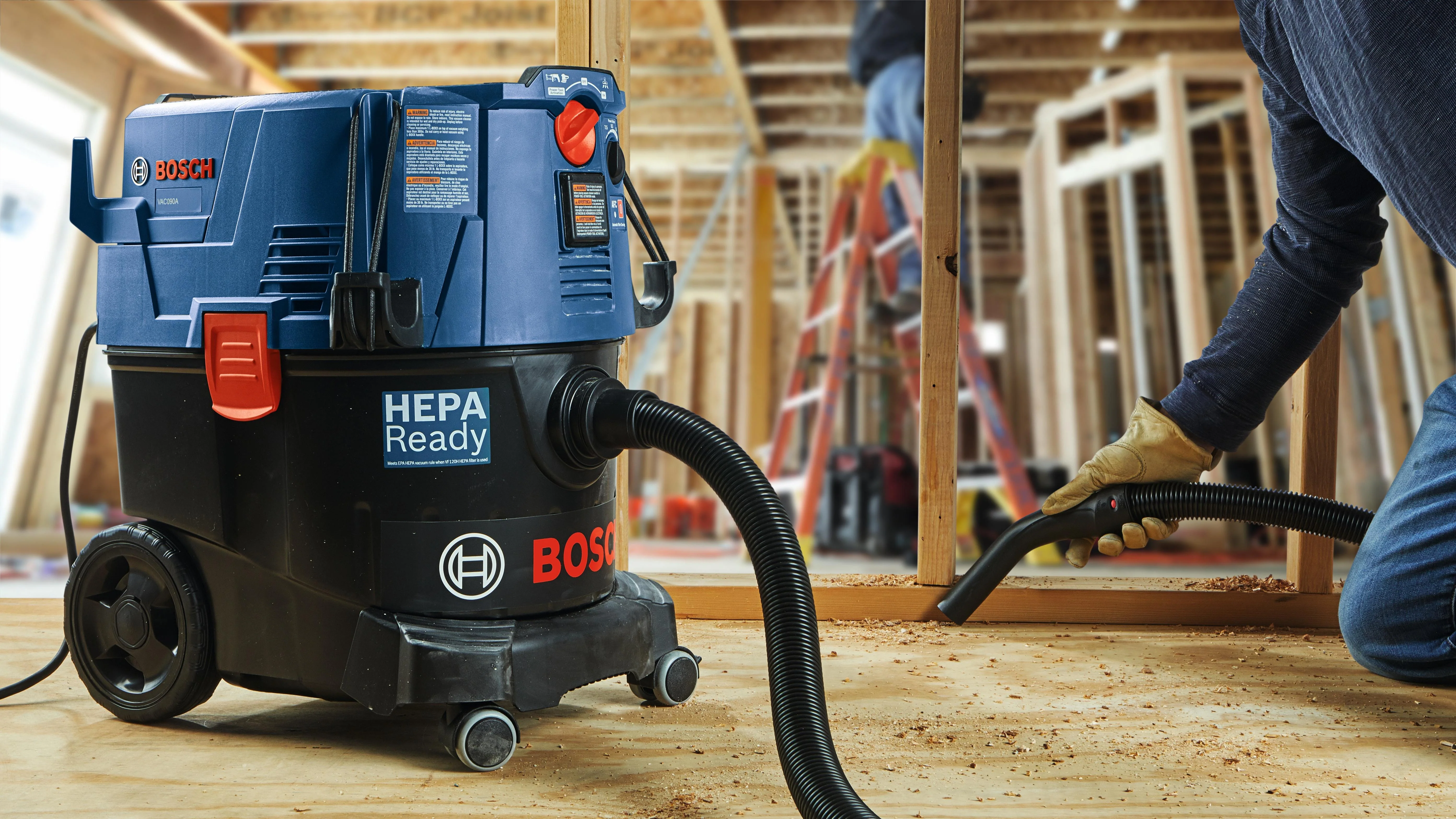 Bosch 9-Gallon Dust Extractor w/ Auto Filter Clean & HEPA Filter - Image 6