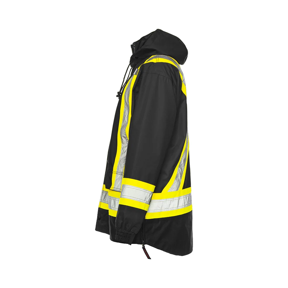 Wasip TP6 6-In-1 Winter Traffic Parka w/ 4" Reflective Tape - Image 2