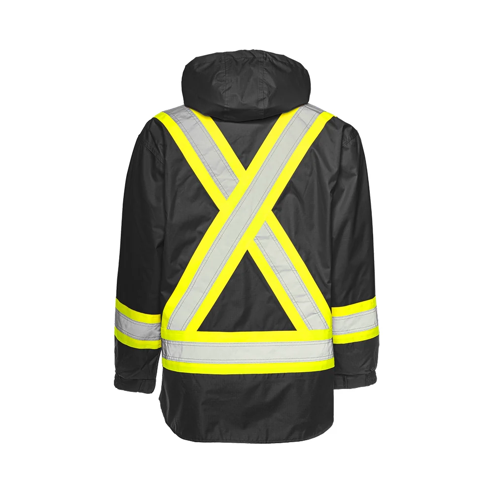 Wasip TP6 6-In-1 Winter Traffic Parka w/ 4" Reflective Tape - Image 3