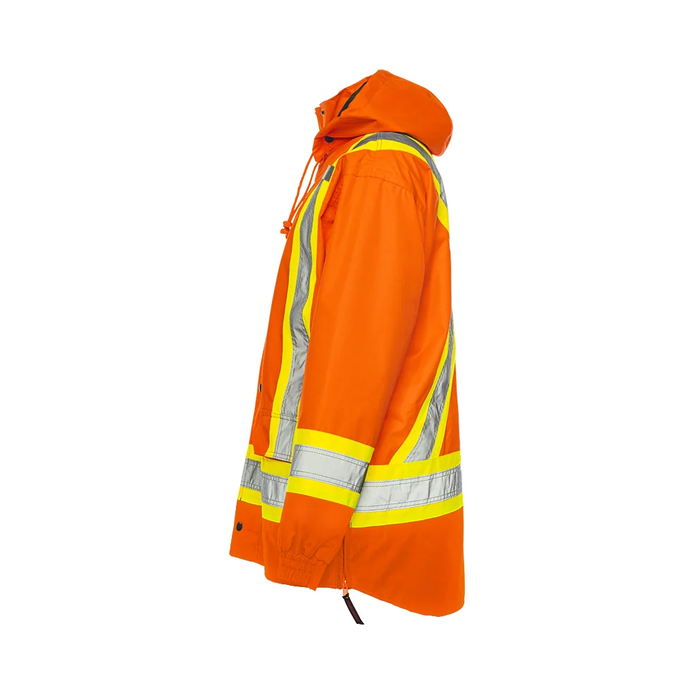 Wasip TP6 6-In-1 Winter Traffic Parka w/ 4" Reflective Tape - Image 5