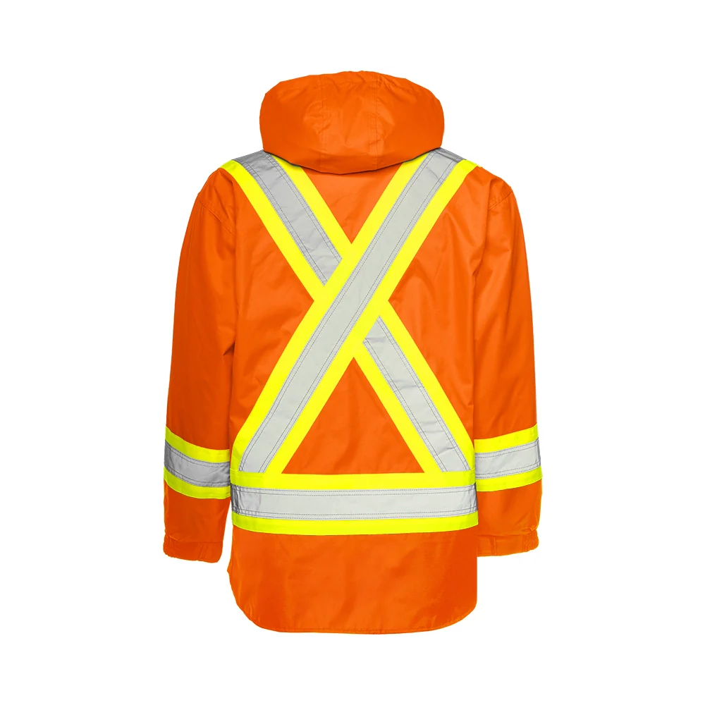 Wasip TP6 6-In-1 Winter Traffic Parka w/ 4" Reflective Tape - Image 6