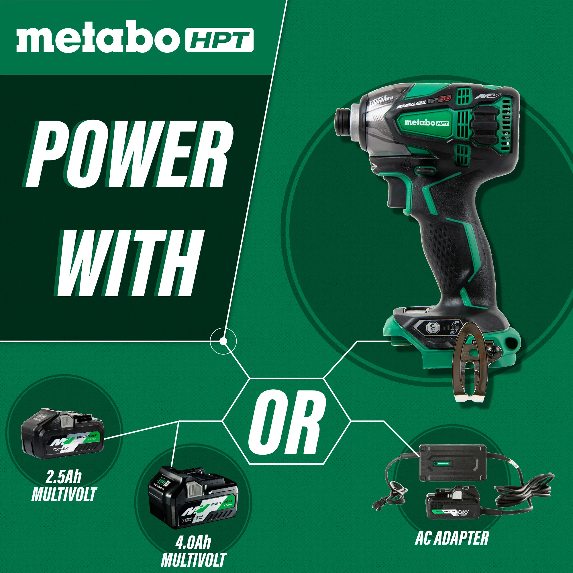 Metabo 36V Brushless 1/4" Impact Driver Kit - Image 4