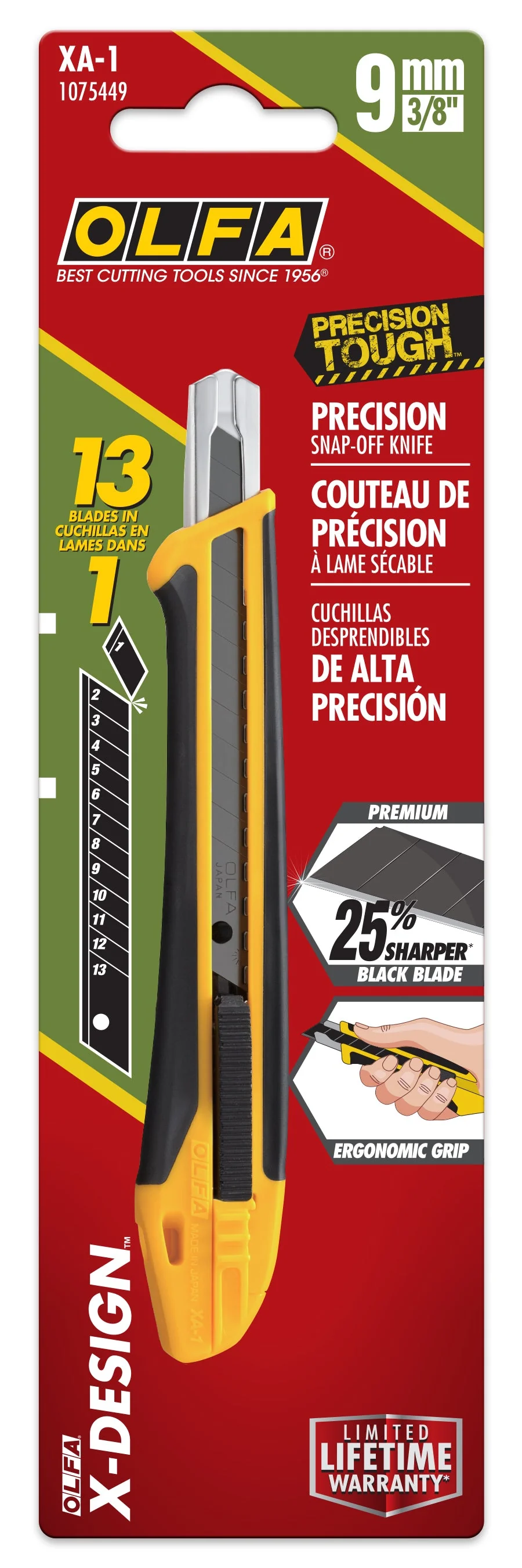 Olfa XA-1 9mm Fiberglass Precision Knife - Image 5