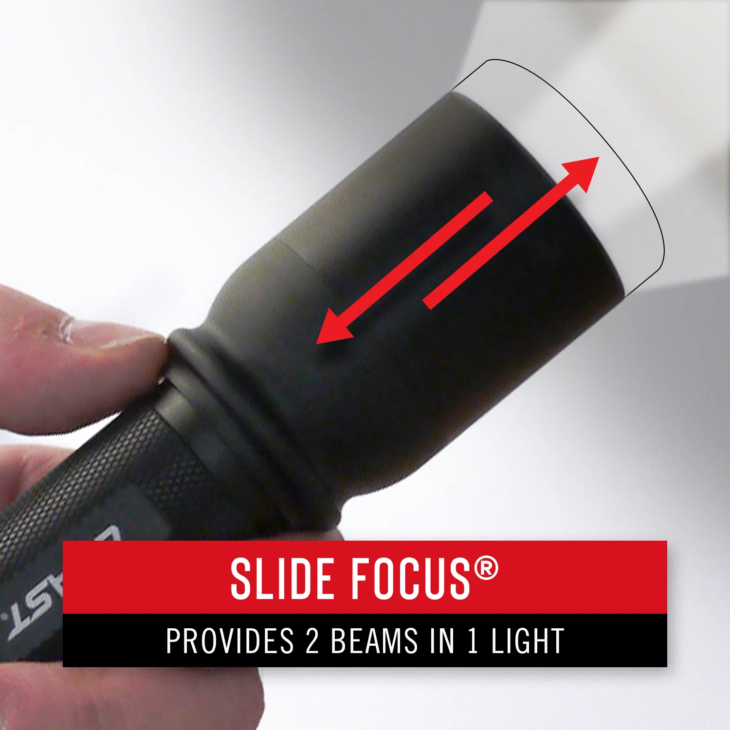 Coast XP9R Rechargeable Flashlight w/ Slide Focus - Image 4