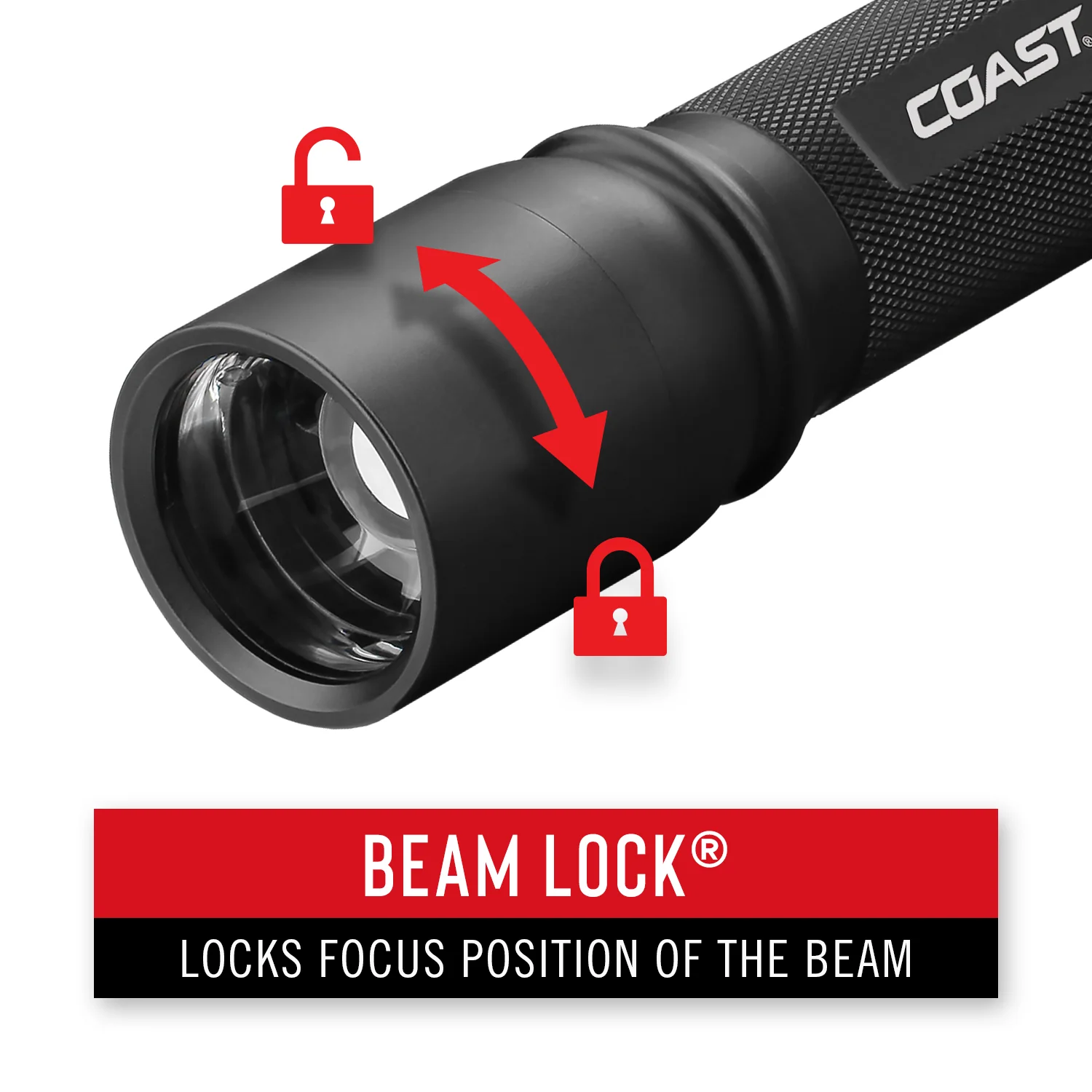 Coast XP9R Rechargeable Flashlight w/ Slide Focus - Image 6